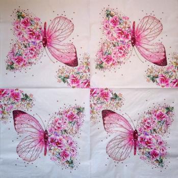 138 Schmetterlinge - 3-lagig (138) - Home Fashion - CS